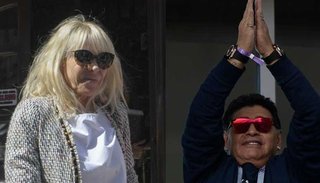 Claudia Villafañe demandó a Maradona por violencia de género