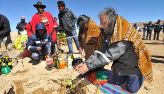 "Cauchari JV" agradeció a la Madre Tierra