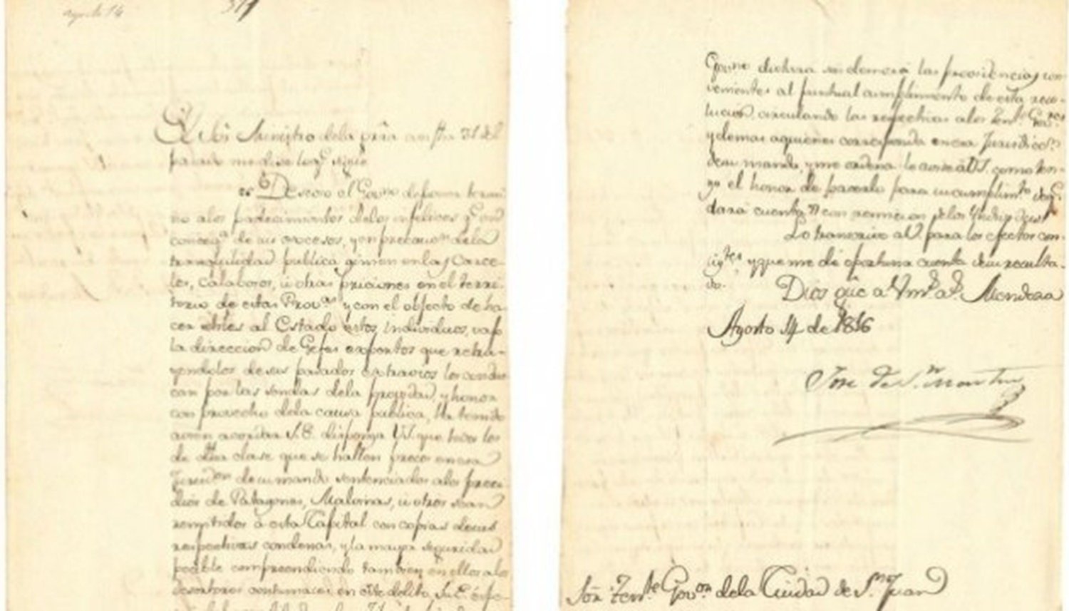 Polémica por la carta del General San Martín en la casa de ...