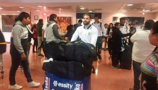 El puntero llegó a Salta ayer