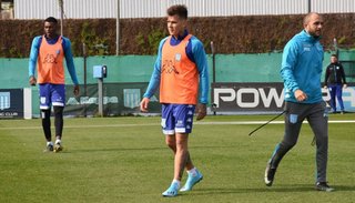 Reniero entrenó por primera vez en Racing Club