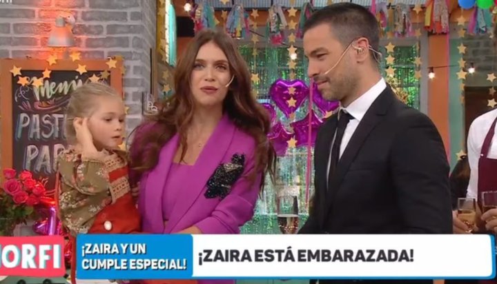 Zaira Nara confirmó su embarazo en Morfi