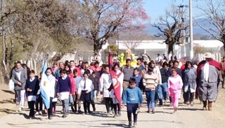 En el paraje San Lorenzo se honró al santo patrono y repasaron la historia del lugar