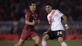 Enzo Pérez llegó a la tercera amarilla y no estará en el desquite