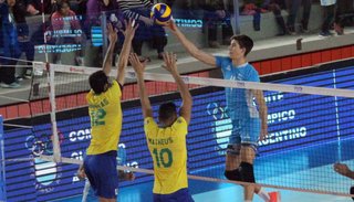 La Selección de vóley perdió con Brasil en El Calafate