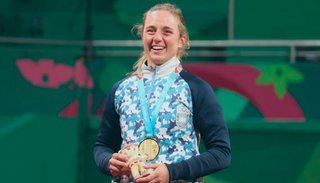 Podoroska, en el cuadro principal de Palermo