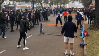 Nueve deportes se reunieron en Olivos para pedir volver