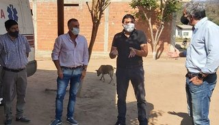 Funcionarios recorren municipios afectados por COVID-19 relevando necesidades