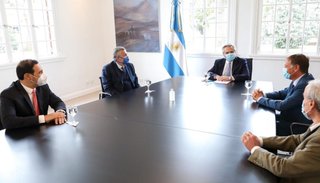 Morales se reunió con Alberto Fernández para analizar la situación de la provincia