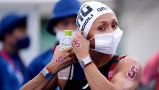 Cecilia Biagioli mejora marca y termina duodécima en Natación de aguas Abiertas en Tokio