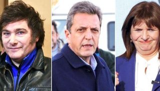 Qué necesitan Milei, Massa y Bullrich para ganar en primera vuelta