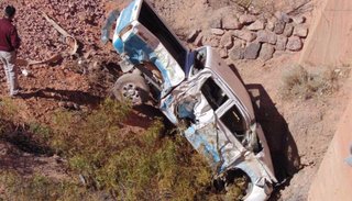 Murió luego de perder el control y desbarrancar