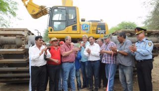 Máquina anfibia para el río