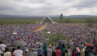 Misas y horarios de las peregrinaciones al Santuario de Río Blanco