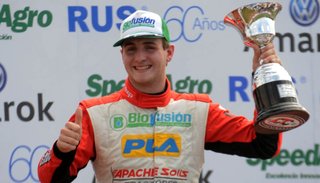 Primer podio de Esteban Cístola en el TC Mouras