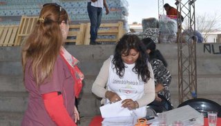 Asistieron a familias de La Mendieta