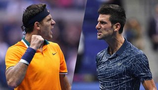 Del Potro va por la gloria ante Novak Djokovic