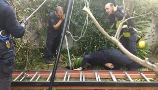 Murió la abuela que había caído en un pozo en el fondo de su casa