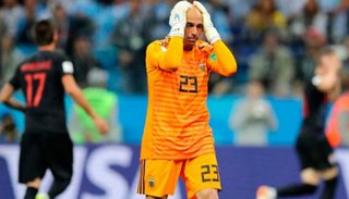 Wlfredo Caballero asumió su error ante Croacia