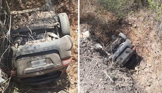 Una mujer con graves lesiones al caer a una profunda zanja