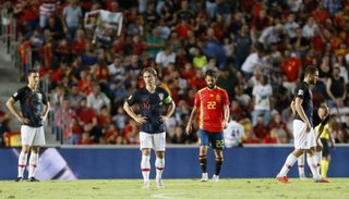 España vapuleó a Croacia, subcampeón del mundo
