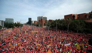 Un millón de catalanes pidieron independencia