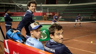 El equipo argentino de Copa Davis, listo