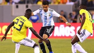 Argentina igualó con Colombia