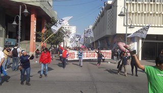 Protesta de Seom en la capital jujeña, Purmamarca y San Pedro