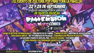 Salta será testigo de la 8va edición de Dimensión Cómics