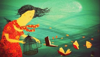 Liberación de libros por la primavera