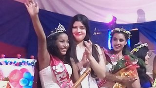 Gabriela fue electa reina en El Bananal