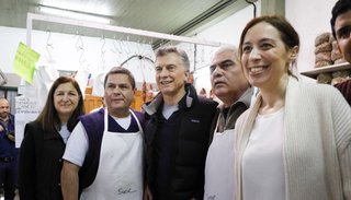 Macri volvió a la actividad política y fue a San Miguel