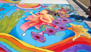 Fotos y video. Muestras de arte y coloridos dibujos deslumbraron en la "pintada"
