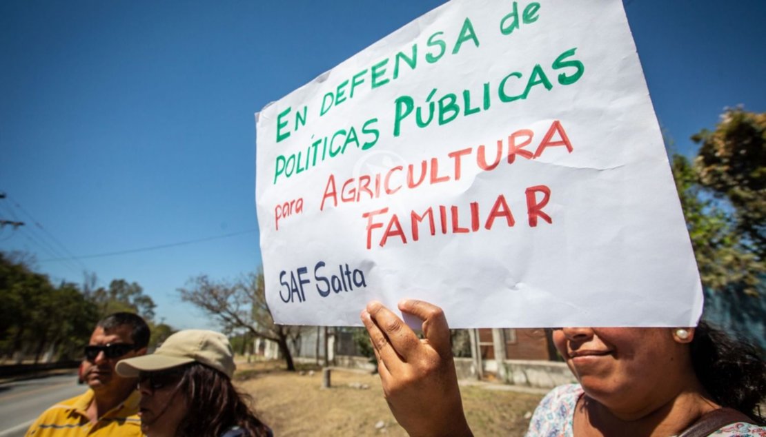 En defensa de la Secretaría de Agricultura Famliar. Foto: Javier Corbalán. En defensa de la Secretaría de Agricultura Famliar. Foto: Javier Corbalán.