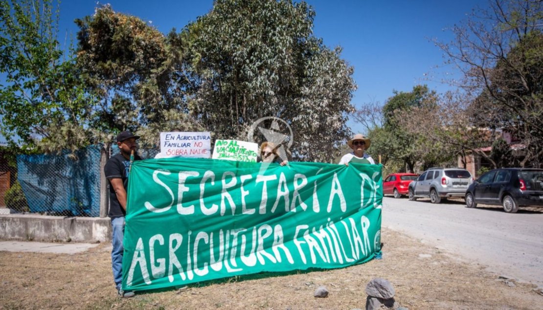 En defensa de la Secretaría de Agricultura Famliar. Foto: Javier Corbalán. En defensa de la Secretaría de Agricultura Famliar. Foto: Javier Corbalán.