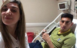 Andrada será operado por fractura de maxilar Andrada será operado por fractura de maxilar