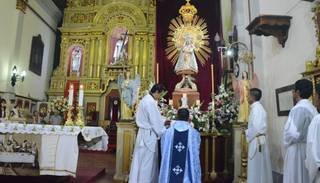 Entronizaron la imagen de la Virgen de Río Blanco y Paypaya