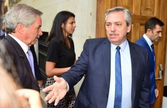 Alberto Fernández está reunido con el presidente español Pedro Sánchez en La Moncloa