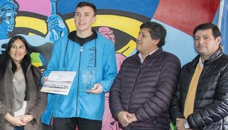 Rodrigo Soria fue reconocido como ”Joven Destacado"