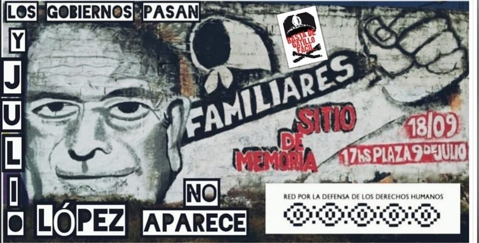 A 13 años de la desaparición de Julio López, marcharán en Salta contra la impunidad de ayer y hoy- A 13 años de la desaparición de Julio López, marcharán en Salta contra la impunidad de ayer y hoy