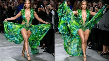 Jlo y su vestido versace hot sale