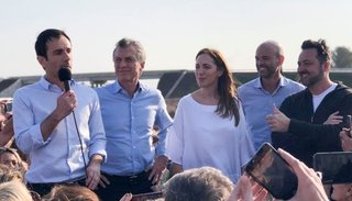 Macri y Vidal llevaron hoy la marcha del "Sí, se puede" a Junín