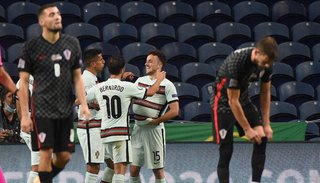 Portugal fue demasiado para la débil Croacia