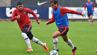 Soso prueba en San Lorenzo sin los hermanos Romero