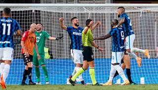 Goleada del Inter ante el Benevento con un tanto de Lautaro Martínez