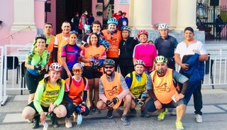 Diez horas en bicicleta para celebrar el Milagro