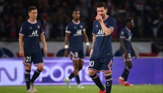Se lesionó Messi