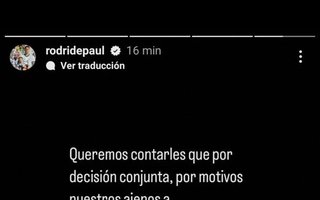 Rodrigo De Paul y Camila Homs llegaron a un acuerdo