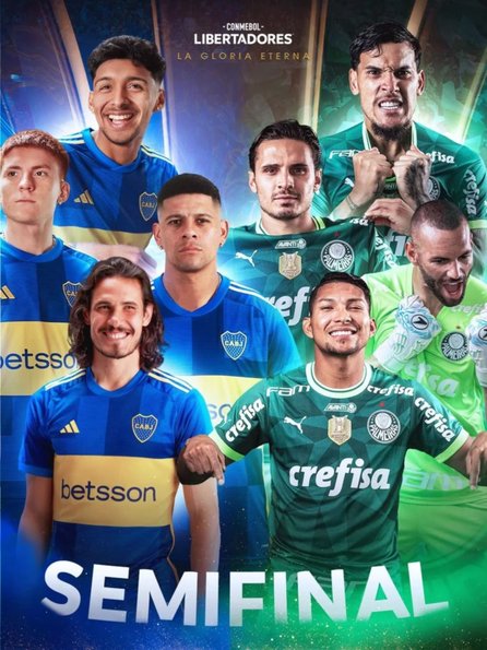 Conmebol confirmó los días y horarios de la semifinal entre Boca y Palmeiras